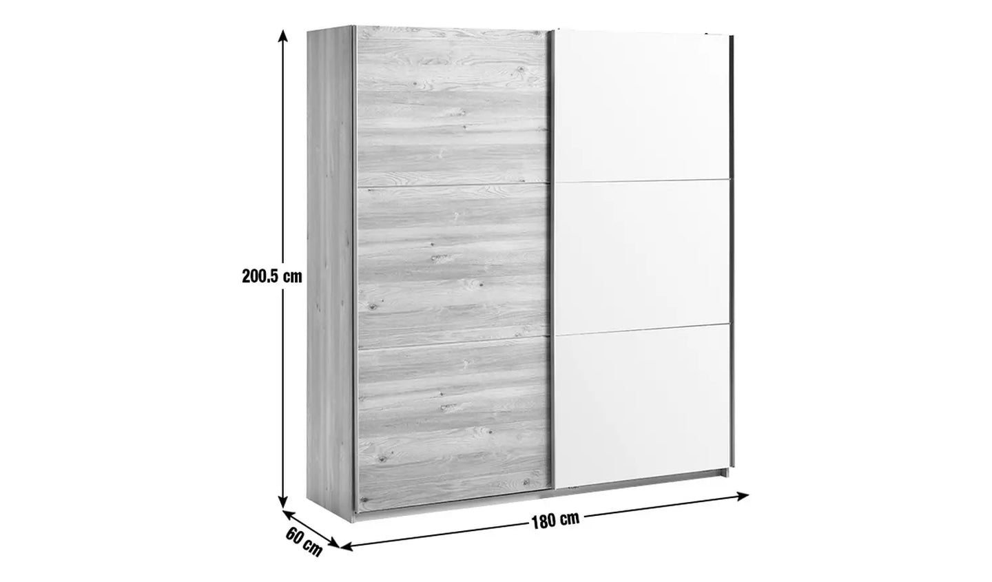 Habitat Holsted Oak Effect & Mirror Wardrobe